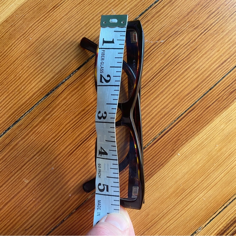 Y2k Gucci GG 3198 086 Eyeglasses Frames Rectangle GG Guccissima Brown black - Picture 8 of 10